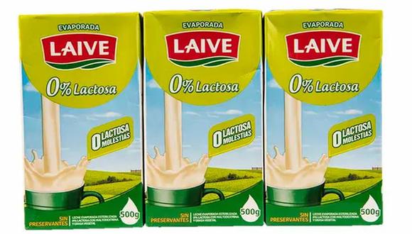 Los productos examinados fueron las mezclas lácteas "Evaporada Laive 0% Lactosa" y "Evaporada Laive Niños". (Foto: Captura)