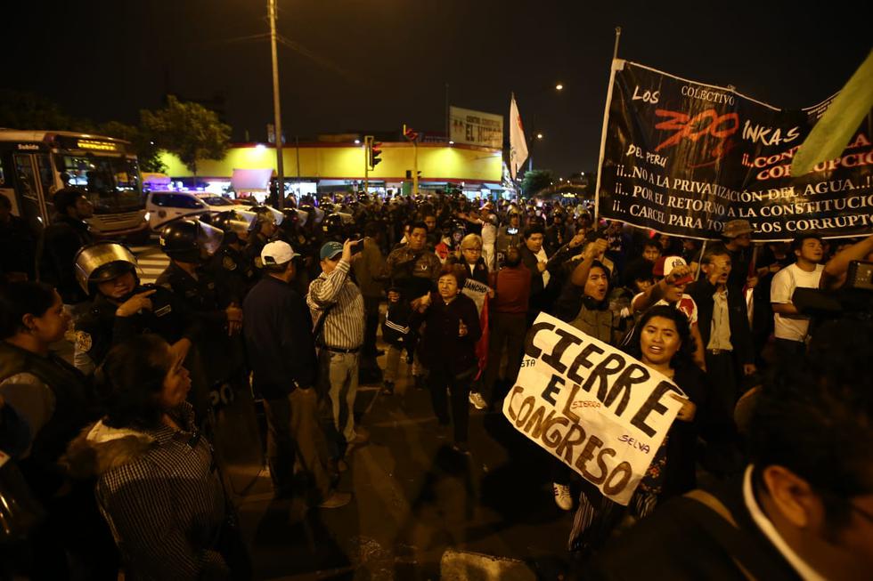 La marcha por la reforma política en el Centro de Lima. (GEC)