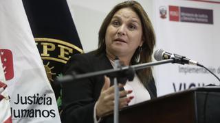 Mañana se conocerá al procurador que reemplazará a Katherine Ampuero, anunció Marisol Pérez Tello