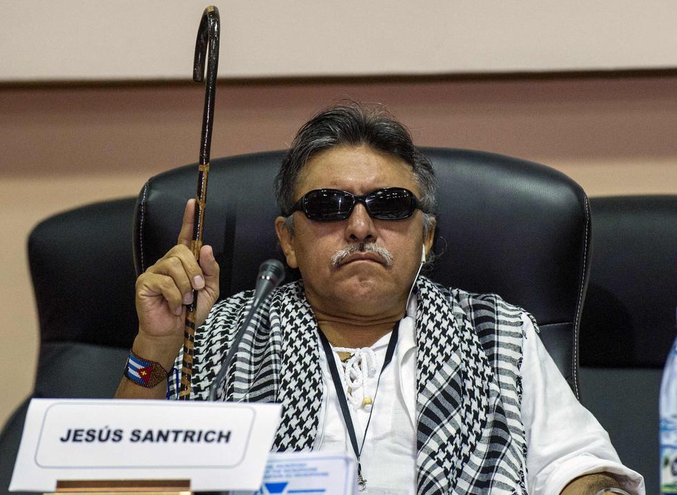 Jesús Santrich, podría ser extraditado a Estados Unidos tras ser capturado en Colombia bajo cargos de narcotráfico. (AFP)