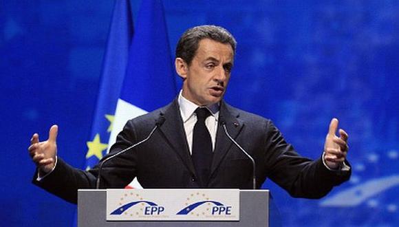 Sarkozy durante el arranque del congreso del Partido Popular Europeo. (Reuters)