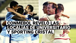 CONMEBOL dio a conocer localía de Universitario y Sporting Cristal ante brasileños