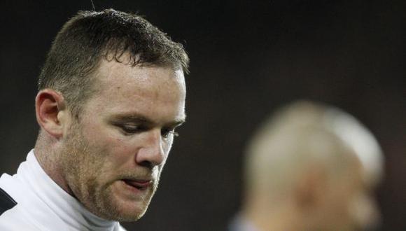 'BAD BOY’. Rooney estuvo en una noche para el olvido. (Reuters)