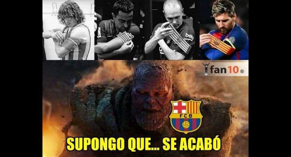 Los mejores memes de la probable salida de Lionel Messi del Barcelona. (Foto: Facebook)
