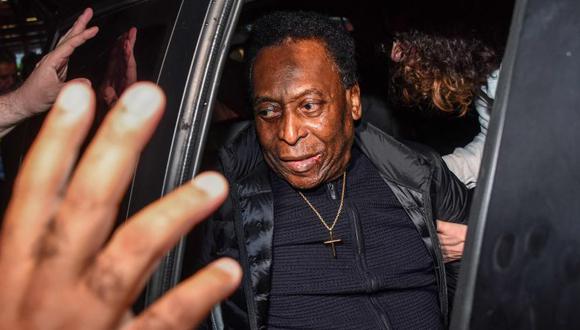 Pelé retorna a casa después de someterse a una operación. (Foto: AFP)