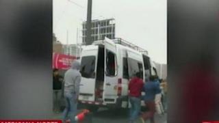 Transportistas informales atacaron a pedradas a inspectores de Sutran