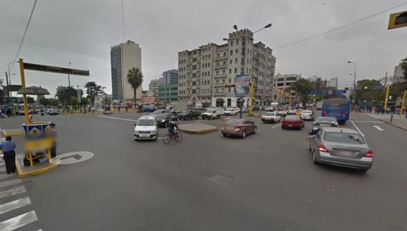 Municipalidad de Lima inicia el plan de desvío por el ‘by-pass’ en avenida 28 de julio el 6 de abril. (Google Street View)
