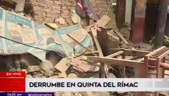 Familias se sienten desamparados pues no reciben un apoyo de la Municipalidad de Lima para reforzar las viviendas. (Video: América TV)