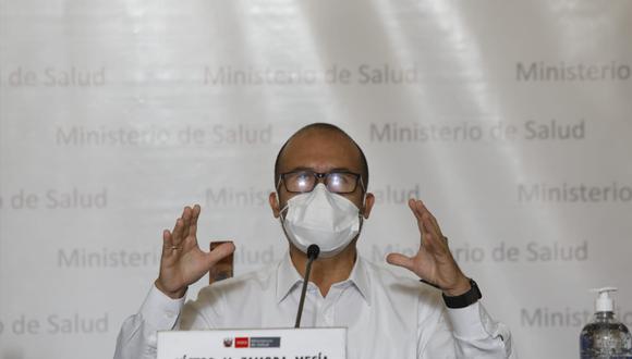 Víctor Zamora, ministro de Salud. (GEC)