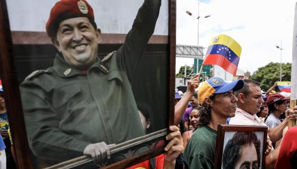 Chavistas llegaron para la instalación de la Asamblea Constituyente en Venezuela. (Efe)