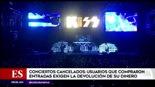 Fanáticos piden devolución de entradas tras cancelación de conciertos por pandemia de COVID-19