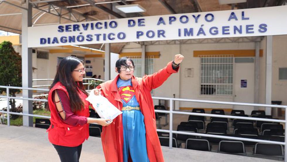 INO brindó tratamiento especializado a 'Superman peruano'.