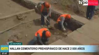 La Victoria: Hallan cementerio prehispánico mientras instalaban gas natural