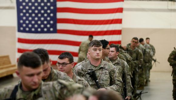 Soldados estadounidense en una base militar. (AFP/Referencial).