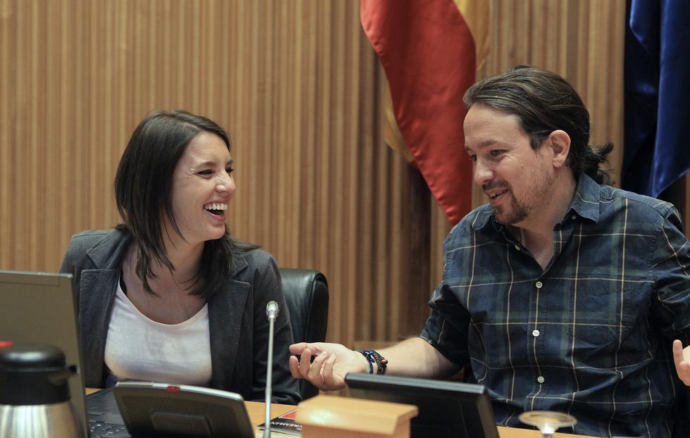 España: Irene Montero y Pablo Iglesias revelaron que serán padres. (EFE)