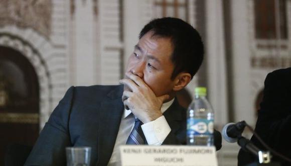Kenji Fujimori marca otra línea divisoria con su bancada (Renzo Salazar)