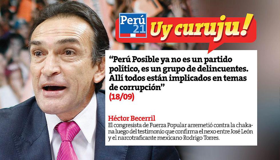 ¡Uy curuju! Las 10 frases políticas de la semana. (Perú21)
