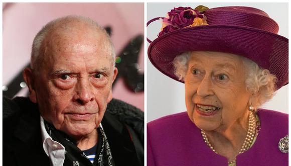 El fotógrafo David Bailey y la reina Isabel II del Reino Unido. (Fotos: AFP)