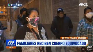 Coronavirus en Perú: Familiares recibieron cuerpo equivocado del Hospital de Emergencias Villa El Salvador 