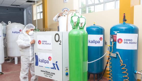 Huancavelica: entregan moderna planta de oxígeno para pobladores del Vraem (Foto: Kallpa)