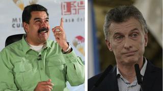 Maduro insulta a Mauricio Macri y lo acusa de "manipular" las elecciones