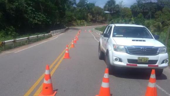 Se restableció tránsito en tramo Tarapoto - Yurimaguas. (Facebook/@IIRSANorte)