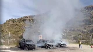Las Bambas: comuneros incendian instalaciones y vehículos de la minera