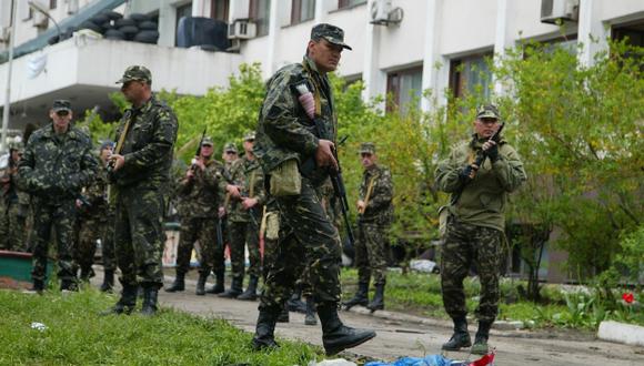 Enfrentamientos en Mariupol. (AP)