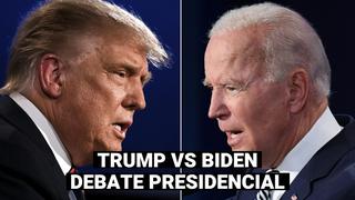 Debate Trump-Biden: Así fue el enfrentamiento entre los aspirantes a la Casa Blanca