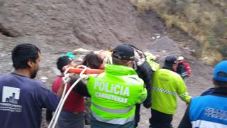 Huarochirí: Dos muertos y 15 heridos tras caída de bus a abismo de cien metros | VIDEO