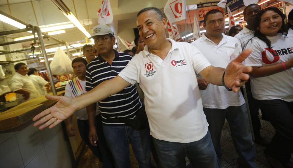 Candidato presidencial Daniel Urresti lanzó dardos contra César Acuña, Keiko Fujimori y Alan García. (Percy Ramírez/Perú21)