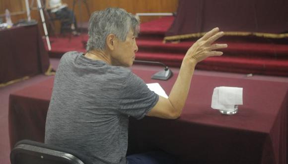 Alberto Fujimori esperó por una hora la llegada del testigo. (David Vexelman)