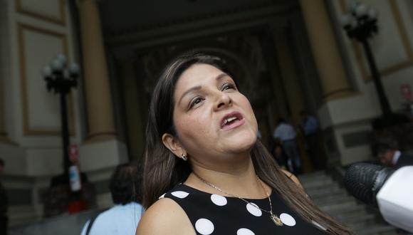 Karina Beteta arremetió contra el fiscal Pablo Sánchez y el procurador Anticorrupción Amado Enco. (FOTO: USI)