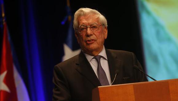 Mario Vargas Llosa: ‘Me gustaría que Nadine sea la candidata del 2021’. (César Fajardo)