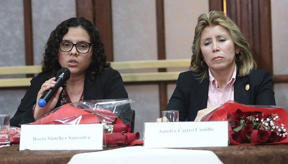 El fiscal supremo Pablo Sánchez indicó que les ha solicitado a las fiscales Rocío Sánchez y Sandra Castro "el cumplimiento de algunos objetivos para diciembre de este año". (Foto: GEC)