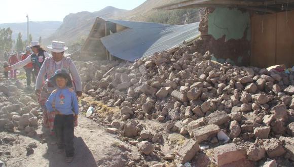 Gobierno declaró en emergencia 7 distritos de Arequipa tras sismo. (USI)