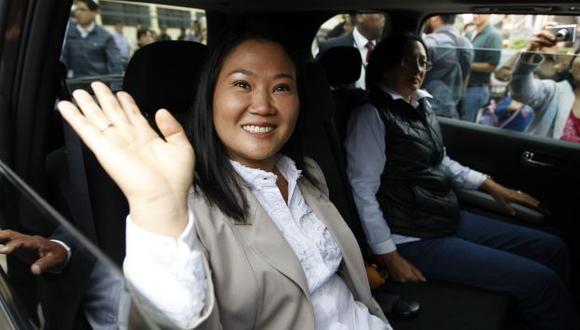 Keiko Fujimori arremetió contra el Gobierno y la confiep. (USI)