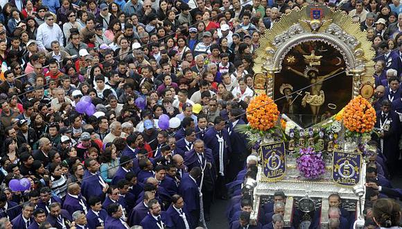 Semana Santa: Señor de los Milagros recorre calles de Lima. (USI)