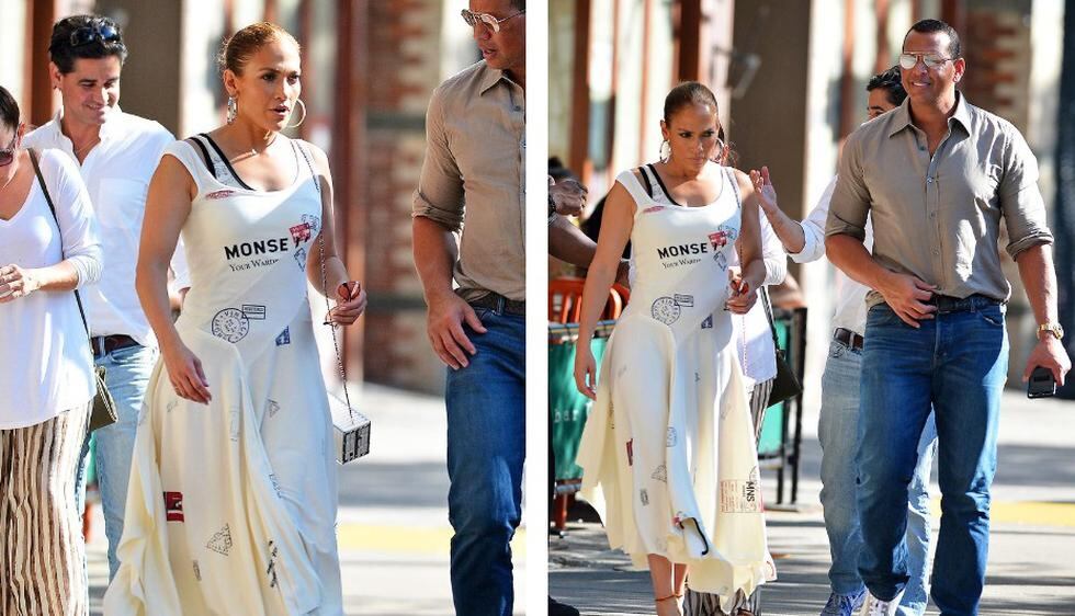 Jennifer Lopez y Alex Rodríguez son captados durante caluroso paseo en Boston.&nbsp;