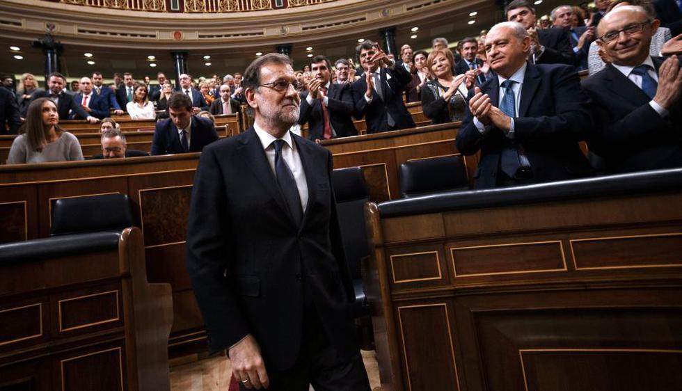 Mariano Rajoy fue investido esta tarde como presidente de Gobierno de España. (EFE)