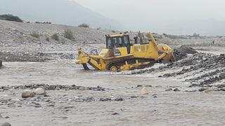 Ica: Inician trabajos de prevención en puntos críticos de los ríos Pisco y Chincha