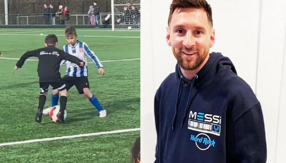 Mateo Messi, hijo de Lionel, fue tendencia en redes sociales. (Foto: Instagram)