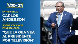 Carlos Anderson sobre la vacancia presidencial