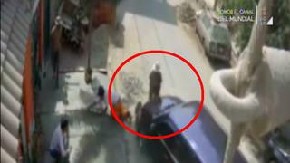Albañil es atropellado por chofer ebrio en Los Olivos [VIDEO]