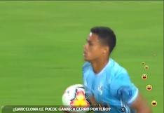 Sporting Cristal vs. Barcelona: Christopher Olivares canjeó penal por gol para el 2-1 rimense [VIDEO]