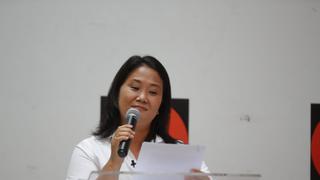 Keiko Fujimori: “No buscamos alianzas con ningún partido sino rescatar coincidencias”