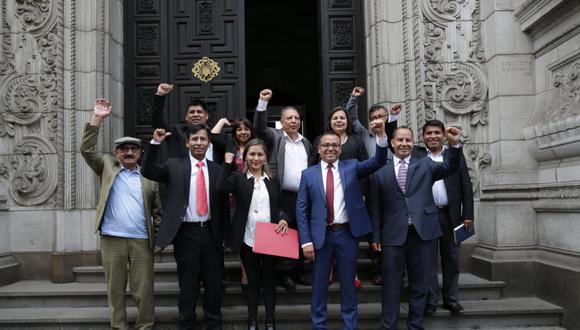 La agrupación le expresó al presidente Martín Vizcarra la necesidad de derogar decretos de urgencia emitidos en el interregno parlamentario. (Foto: Anthony Niño de Guzmán / GEC )