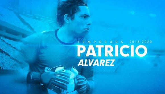 Patricio Álvarez, de 23 años, firmó por Sporting Cristal tras una exitosa experiencia en Melgar de Arequipa. (@ClubSCristal)