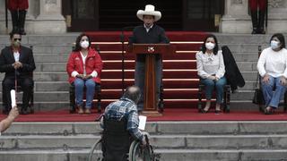 Pedro Castillo recibió a organizaciones de personas con discapacidad en Palacio de Gobierno