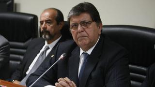 ‘Megacomisión’ no entregará a Alan García testimonios de sus exministros